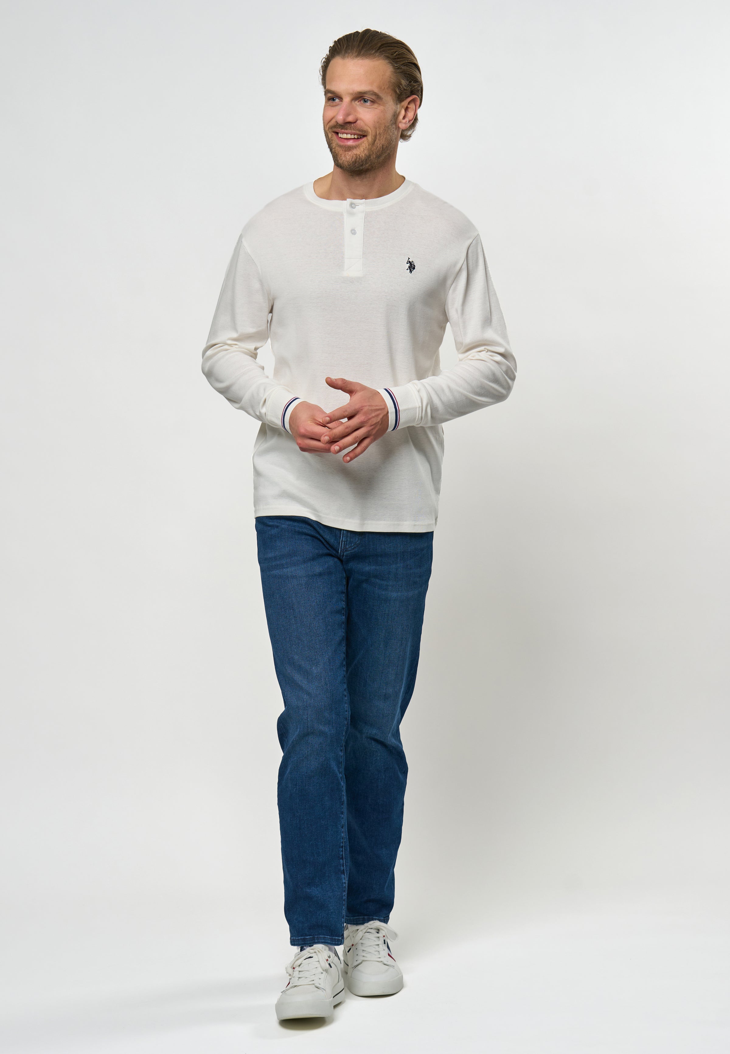 Cosimo Grandad Long Sleeve T-Shirt