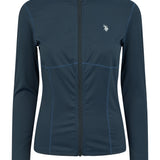 Kira Full-Zip Workout Blouse