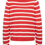 Malika Striped Knit Cardigan