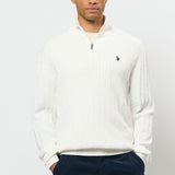 UMRomeo Half-zip Cable Knit