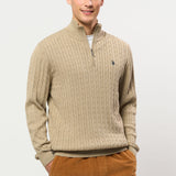 UMRomeo Half-zip Cable Knit