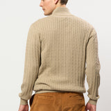 UMRomeo Half-zip Cable Knit