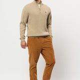 UMRomeo Half-zip Cable Knit
