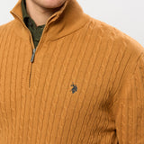 UMRomeo Half-zip Cable Knit