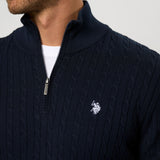 UMAmir Half-zip Cable Knit