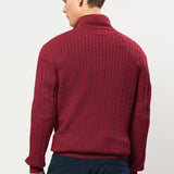 UMRomeo Half-zip Cable Knit