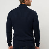 Romeo Half-zip Cable Knit