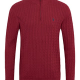 UMRomeo Half-zip Cable Knit