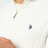 UMRomeo Half-zip Cable Knit