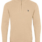 UMAmir Half-zip Cable Knit