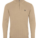 UMAmir Half-zip Cable Knit
