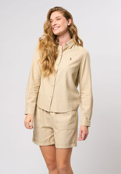 UWMarina Linen Reg. Fit Shirt