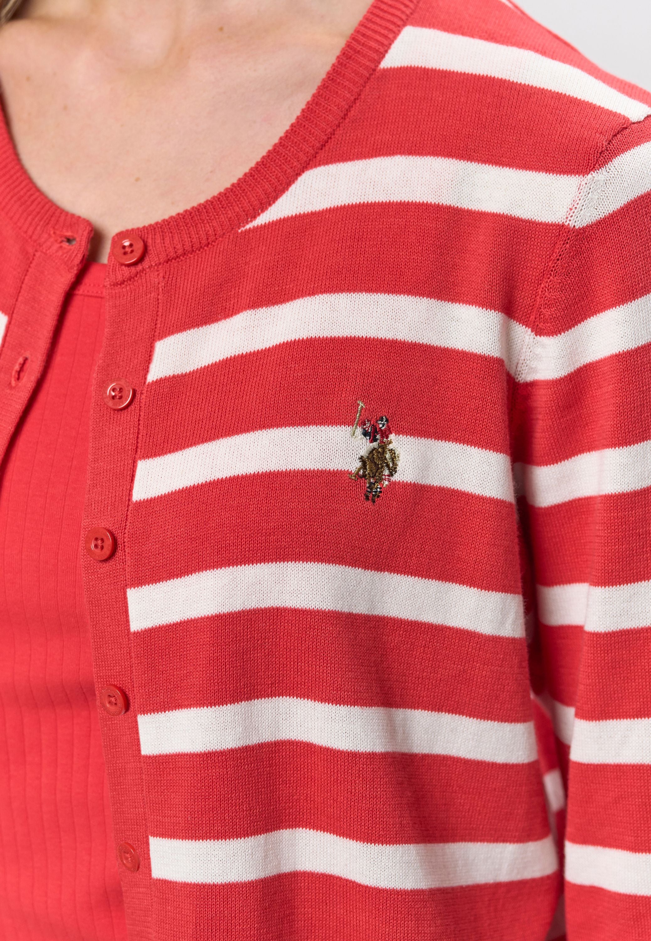 UWMalika Striped Knit Cardigan