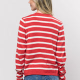 Malika Striped Knit Cardigan
