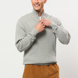 UMRomeo Half-zip Cable Knit